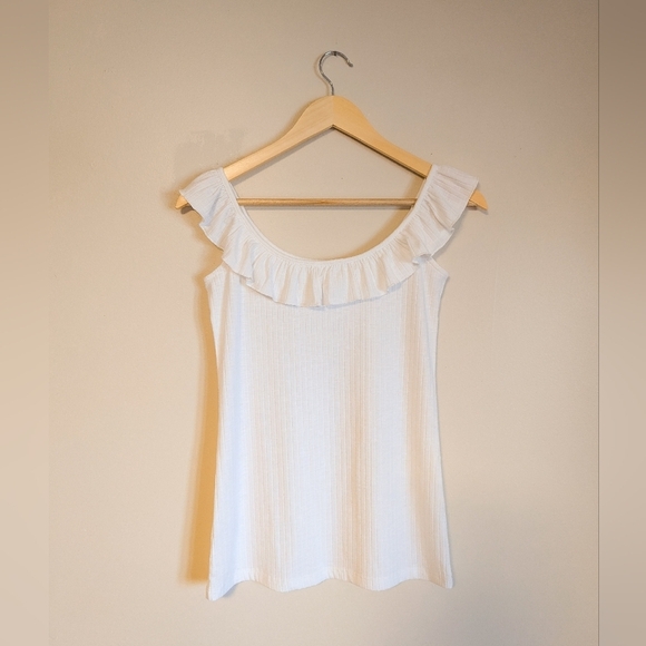 Loft Ruffle Tank - Picture 2 of 2